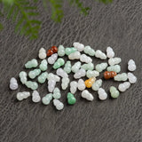 Natural Myanmar A Jade Loose Bead Three-color Gourd Ice Jadeite Bead