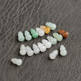 Natural Myanmar A Jade Loose Bead Three-color Gourd Ice Jadeite Bead