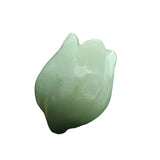 100% Natural Myanmar A Jadeite Jade Beads DIY Green Jade Flower Necklace