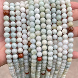 Myanmar Emerald Jade Light Green Round Spacer Beads 6 8 10mm
