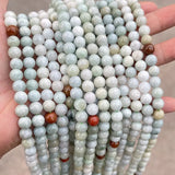 Myanmar Emerald Jade Light Green Round Spacer Beads 6 8 10mm