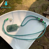 Natural Myanmar Emerald Jadeite Pendant Necklace High-End Gift