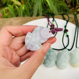 Natural Myanmar Emerald Lucky Pixiu Men's and Women's Jade Pendant Necklace