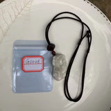 Natural Myanmar Emerald Lucky Pixiu Jade Pendant Necklace