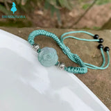Natural Myanmar Jade Bracelet Green Emerald Bracelets For Women