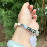 Natural Myanmar Jadeite Bracelet Emerald Stone Bracelet