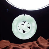 Natural Myanmar Jadeite Horse Pendant Jade Hollowed-out Personalized