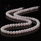 Myanmar Jadeite Ice Moist Violet Light Pink Beads Necklace