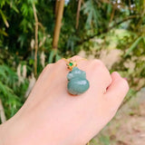 Natural Myanmar Jadeite Pig Pendant Necklace