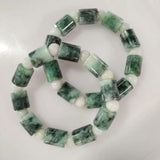 Natural Myanmar Jade Bracelet 15mm Beads Women Men Jadeite Bracelet