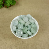100% Real Jadeite Rose Flower DIY Bracelet Ring Jade Accessories Beads