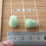 Natural Myanmar jadeite gourd DIY bracelets necklace accessories beads