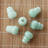 Natural Myanmar jadeite gourd DIY bracelets necklace accessories beads