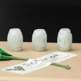 Natural Myanmar Jadeite Handcarved Hollow Out DIY Real Jade Accessories