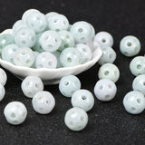 Natural Myanmar Jadeite Handcarved Beads DIY Bracelets Necklace Accessories