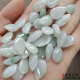 Natural Myanmar Jadeite Water Droplets Handcarved DIY Jade Bracelets Necklace