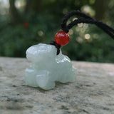 Myanmar Jadeite Zodiac Horse Pendant for Men Women Lucky