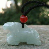 Myanmar Jadeite Zodiac Horse Pendant for Men Women Lucky