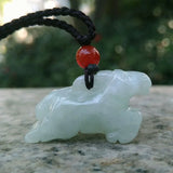 Myanmar Jadeite Zodiac Horse Pendant for Men Women Lucky