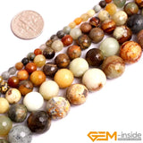 Natural Nephrite Jades Faceted Round Beads 15 Inch Strand