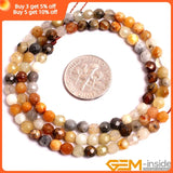 Natural Nephrite Jades Faceted Round Beads 15 Inch Strand
