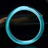 Natural Cat's Eye Bracelet Lake Green Women's Versatile Bracelet Jewelry