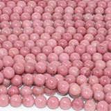 Natural Petrified Stone Round Beads 8.2mm
