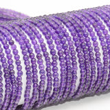 Natural Amethyst Small Round Beads 4mm