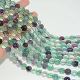 Natural Fluorite Loose Round Beads 10mm