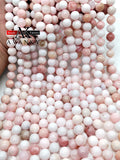 Peruvian Pink Opal Loose Round Beads 6-10mm for DIY Jewelry Making