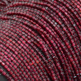 Natural Pyrope Garnet Faceted Cube Beads 2.3mm