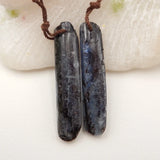 Natural Kyanite Earrings Bead 38x8x5mm