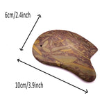 Natural Nuwa Stone Facial Gua Sha Scraping Skin Massage Tool