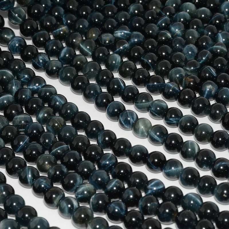 Natural Tiger Eye Stone Round Beads 6.6mm