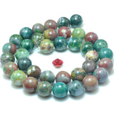 Natural Ocean Agate Round Beads Semi Precious Stone DIY Jewelry Making