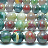 Natural Ocean Agate Round Beads Semi Precious Stone DIY Jewelry Making