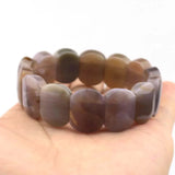 Ocean Agate Stone Beads Bracelet Diy Jewelry For Woman