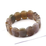 Ocean Agate Stone Beads Bracelet Diy Jewelry For Woman
