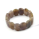 Ocean Agate Stone Beads Bracelet Diy Jewelry For Woman