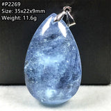 Natural Ocean Aquamarine Beads Pendant Healing Gift