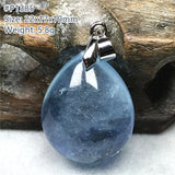 Ocean Aquamarine Pendant Healing Love Gift Crystal Silver Jewelry