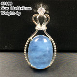 Natural Ocean Aquamarine Pendant Healing Luck AAAAA