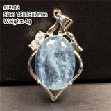 Natural Ocean Aquamarine Pendant Healing Luck AAAAA