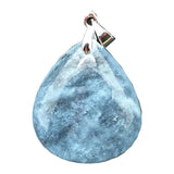 Aquamarine Pendant Jewelry Healing Luck Gift Crystal 26x23x10mm Beads Stone A