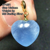 Ocean Brazil Aquamarine Stone Pendant Jewelry Luck Love Gift