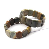 Natural Ocean Jasper/Agate Stone Beads Bracelet Diy Jewelry For Woman