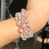 Clear Quartz Olive Shape Stone Beads 6-10mm DIY Jewelry Making 15''
