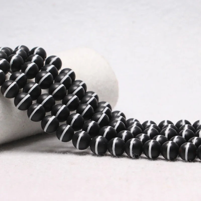 Natural Round Agate Bead for DIY Jewelry Making