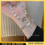 Opal Bracelet Ins Niche Bell Cloud Bead Bracelet Hand Jewelry