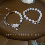 Opal Bracelet Ins Niche Bell Cloud Bead Bracelet Hand Jewelry
